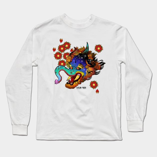 BAKU ELEPHANT Long Sleeve T-Shirt by DeclanTIGERIllustration